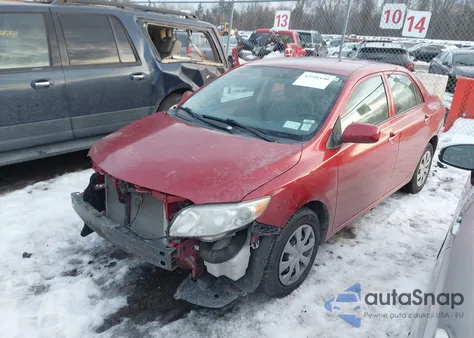 2010 Toyota Corolla Le z USA, uszkodzony, nr VIN JTDBU4EE4A9111981